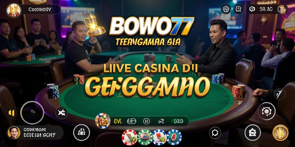Gameplay Live Casino yang seru dan menegangkan di BOWO77.