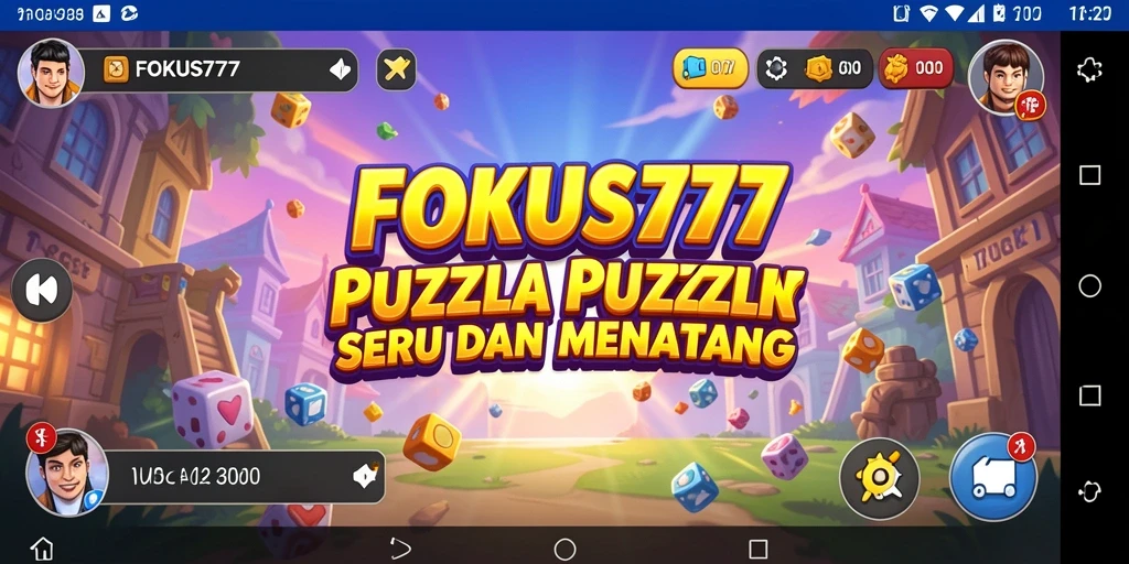 Tampilan gameplay FOKUS777 yang menarik saat menyelesaikan puzzle.