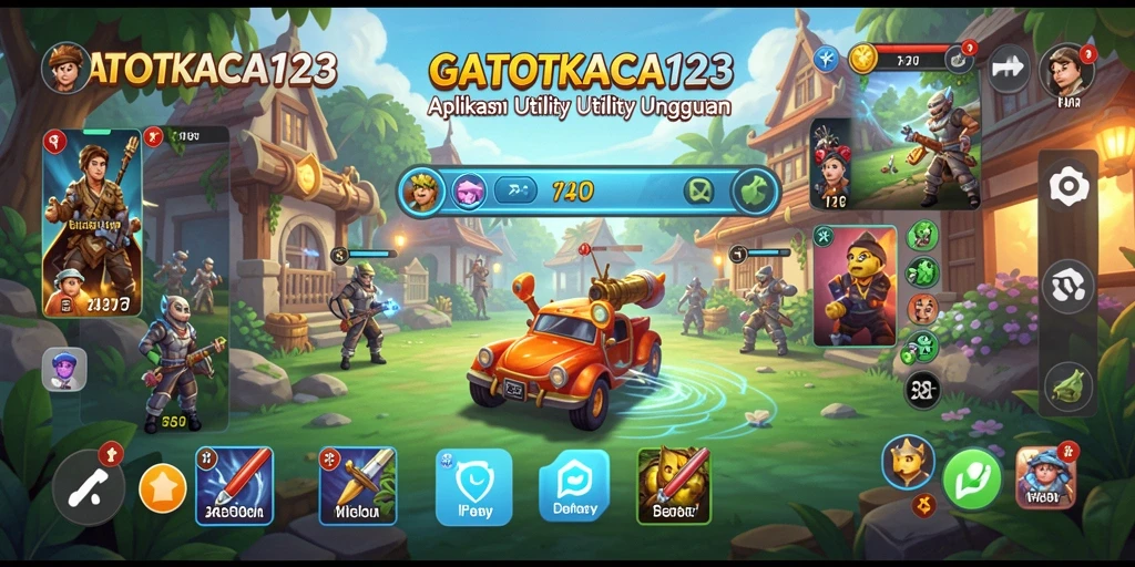 Tampilan utama GATOTKACA123 dengan fitur pengingat dan manajemen tugas.