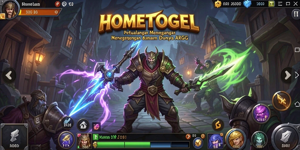 Gambar gameplay <strong>HOMETOGEL</strong> dengan aksi bertarung yang intens.
