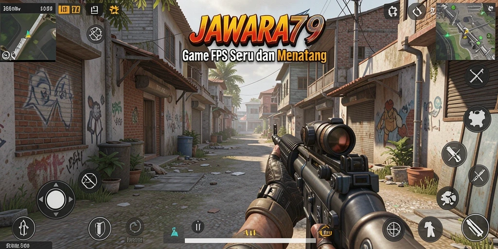 Screenshot gameplay JAWARA79 menampilkan aksi tembak-menembak yang seru.