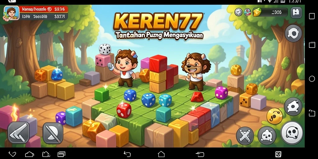 Tangkapan layar KEREN77 yang menunjukkan gameplay Puzzle yang menarik.