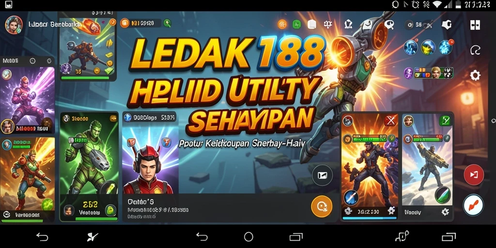 Tampilan antarmuka LEDAK188 yang sederhana dan efektif.