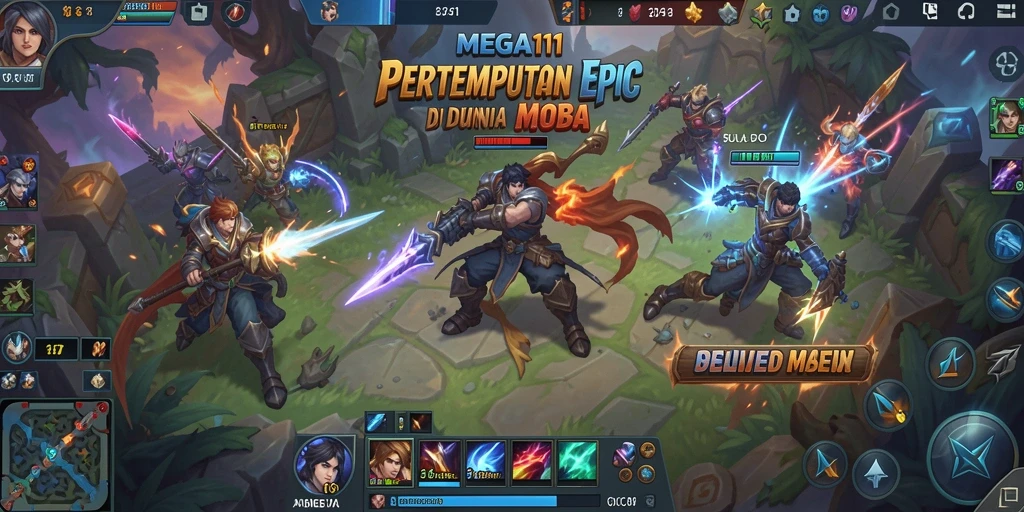 Screenshot gameplay MEGA111 yang mendebarkan dan seru.
