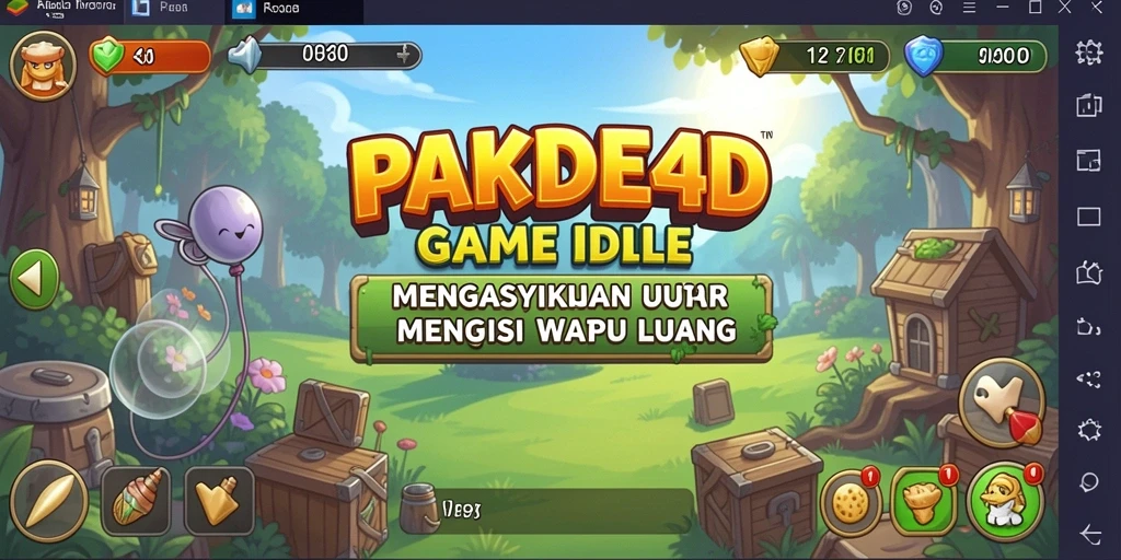 Tampilan gameplay PAKDE4D yang menarik dan santai.