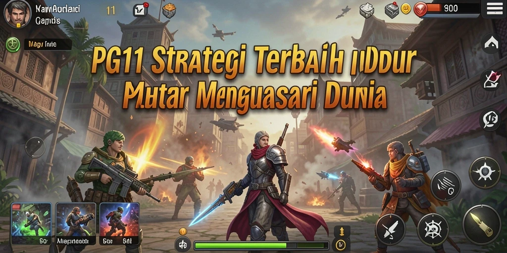 Tampilan gameplay PG11 yang menegangkan dan penuh strategi.