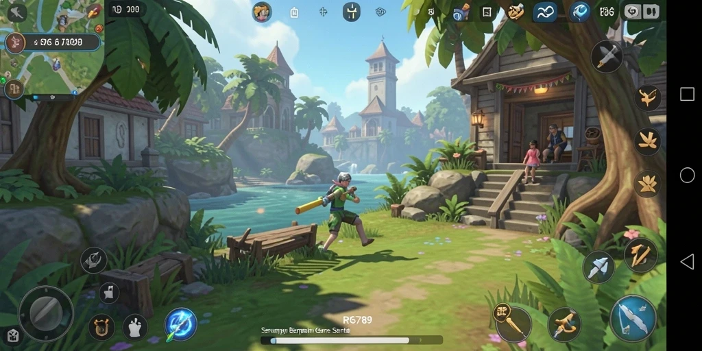 Screenshot gameplay seru RP6789 dengan tampilan grafis yang menarik.