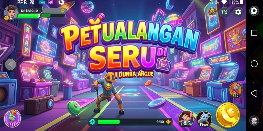 Tampilan permainan RP8 yang penuh warna dan menarik.