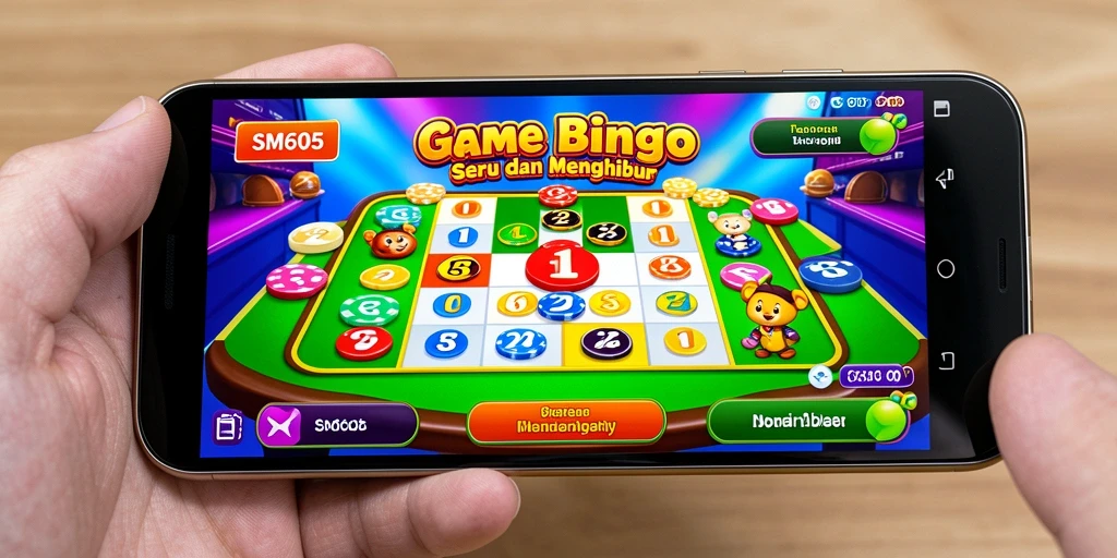 Tampilan seru dari game Bingo SM605 yang mengasyikkan.