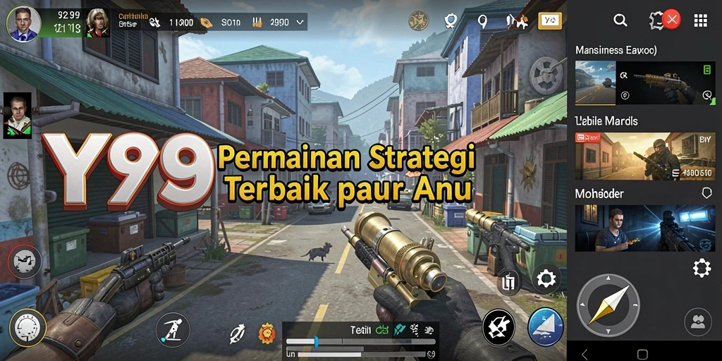 Tangkapan layar dari gameplay Y89 yang menarik.